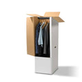 Garderobedoos huur incl. roede